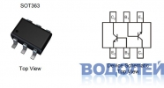  BC847BS (K1F**) / N-P-N / N-P-N {45V/0.1A} (SOT363L)
