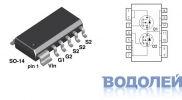  FDQ7238S / 2N-Cannel {30V/14A/11A} (SOP-14)
