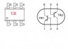  BC847BPN (13t) / P-N-P / N-P-N {45V/0.1A} (SOT363L)